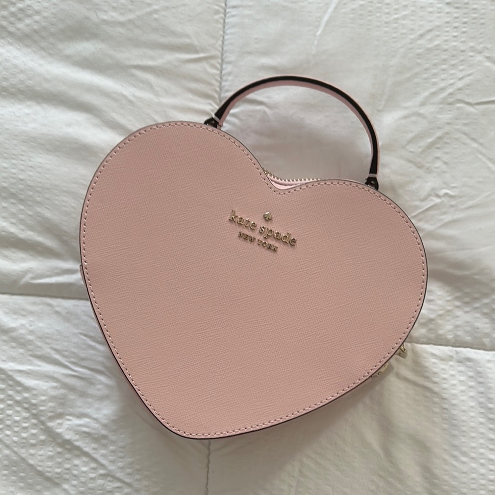 Kate Spade Pink Heart-Shaped Bag